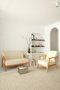 Atelier Del Sofa Nika Sofá de 2 Plazas Blanco